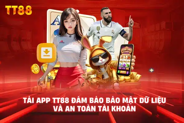 Tải app TT88 đảm bảo bảo mật dữ liệu và an toàn tài khoản